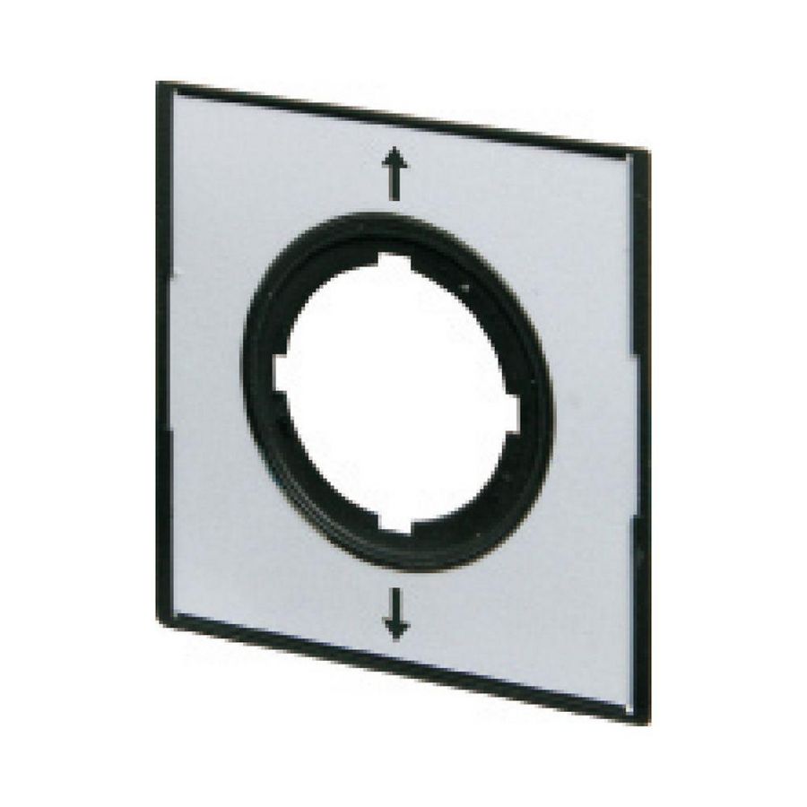 Schild voor 2 standenschakelaar blanco VVE=10
