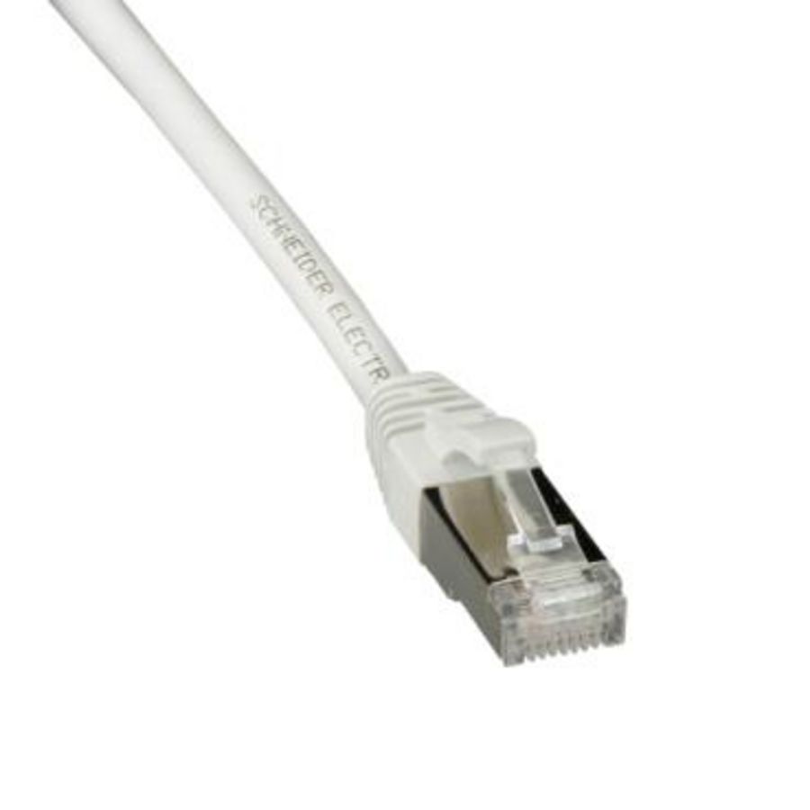 Patch cord Actassi Category 6A S/FTP LSZH 1 m white