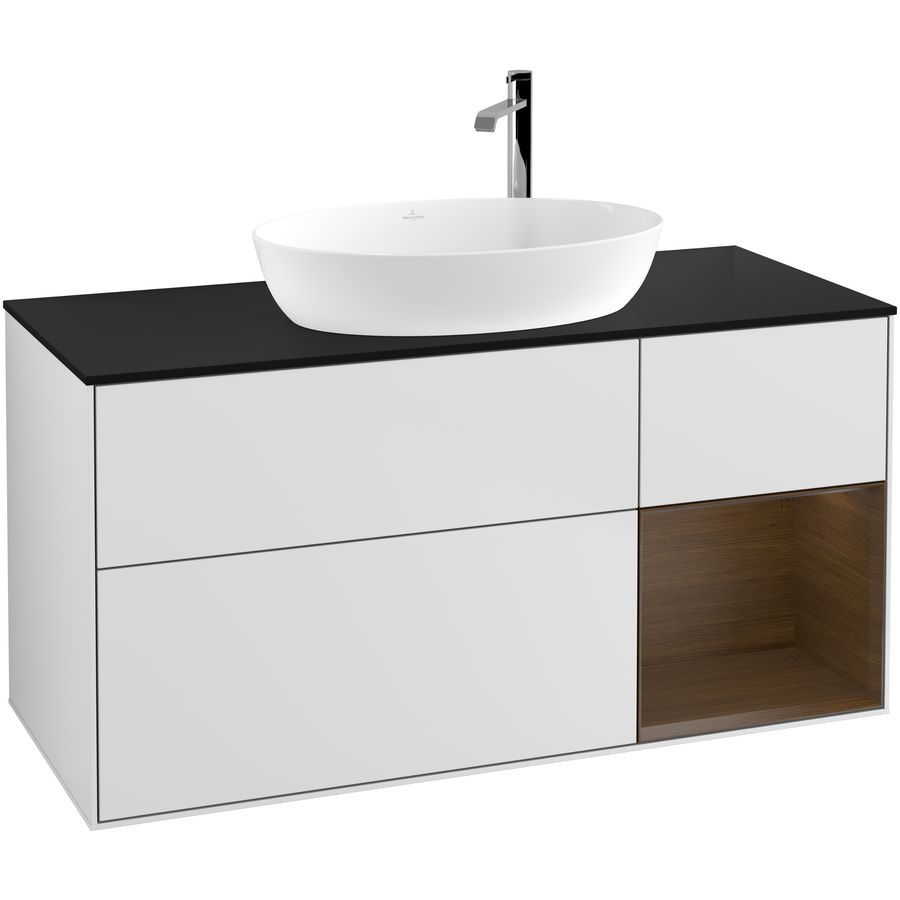 Wastafelonderkast Finion 1200x603x501mm White Matt Lacquer G952GNMT