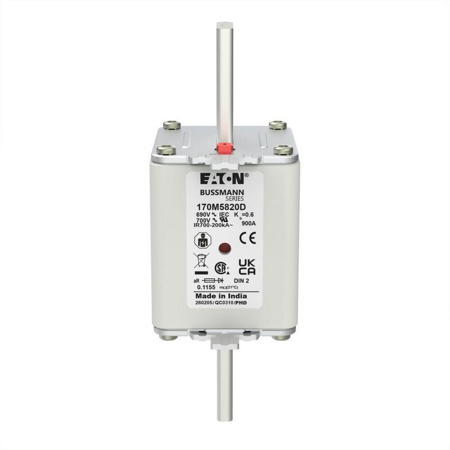 Zekering hoge snelheid 900A AC 690V 200kA 2 aR IEC VVE=3