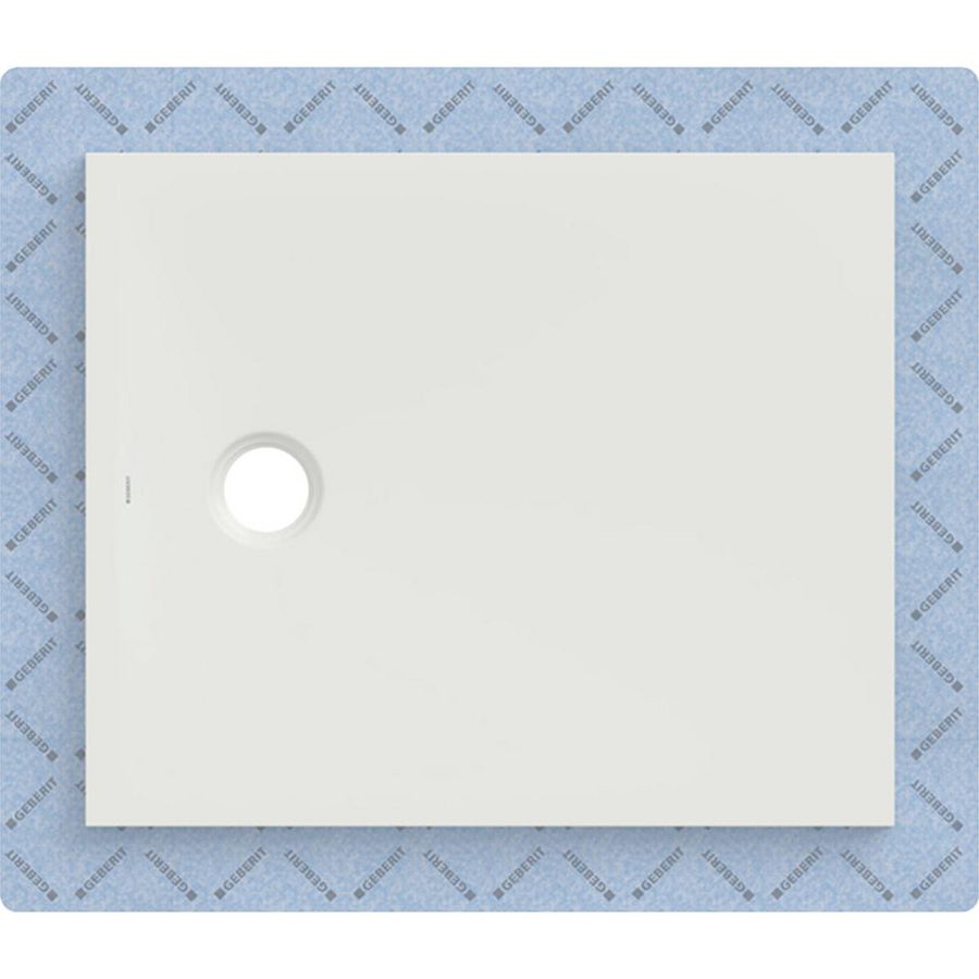 Douchevloer CleanFloor30 met afdichtingsvlies wit: 90x75cm