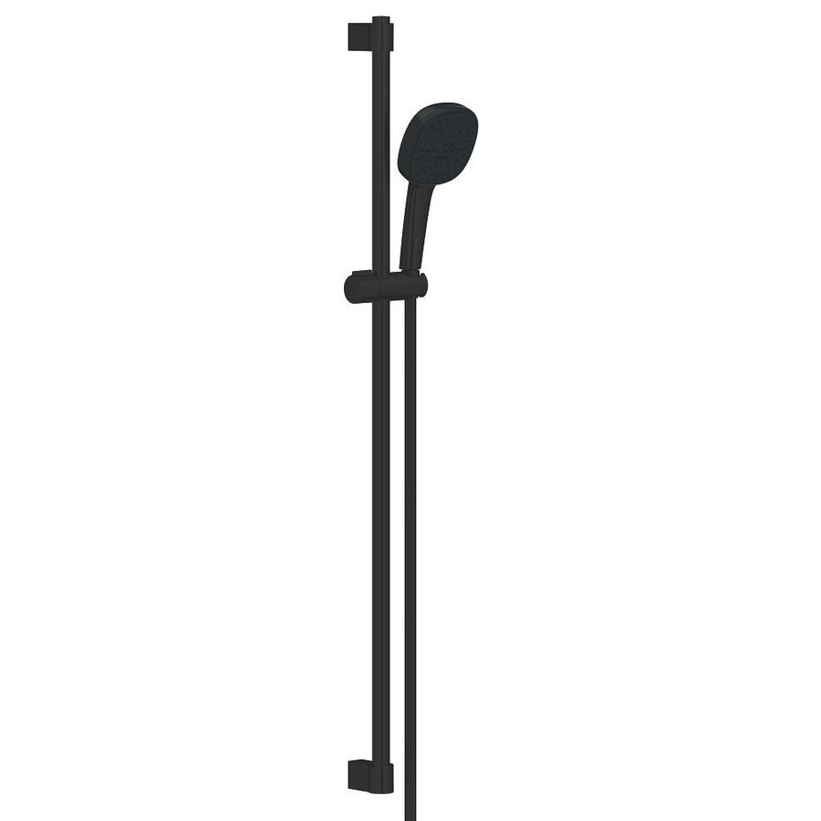 Tempesta 110 Cube glijstangset 2 straalsoorten 900mm 8,0L/min. mat zwart (prof)