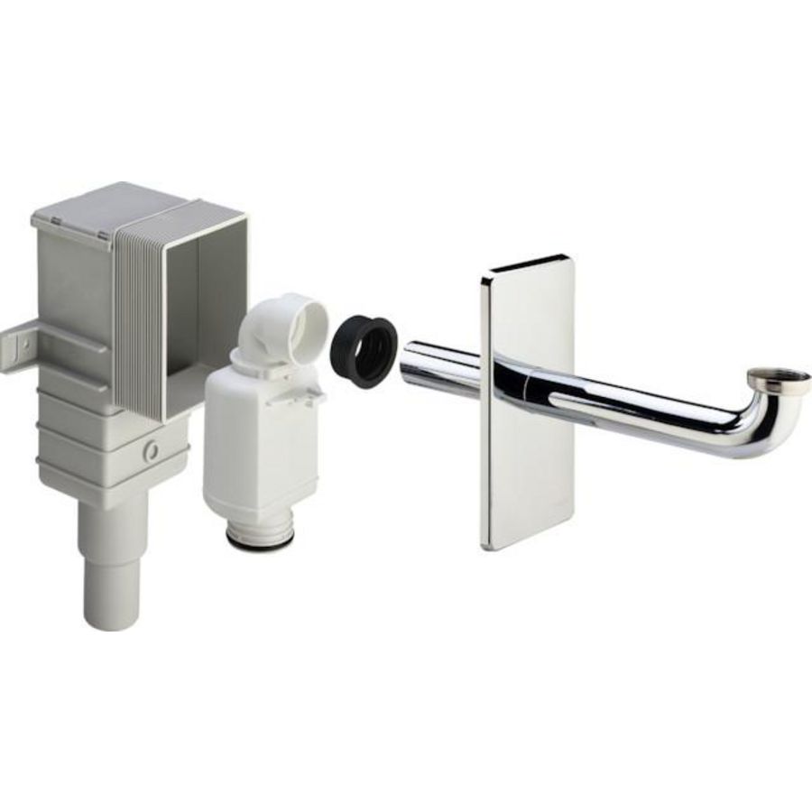 Sifon 1 1/4x50/40 kunststof/verchroomd 56331-553753