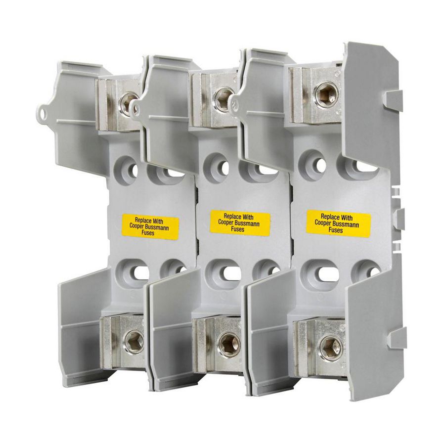 Zekeringblok laagspan.100 A AC 250 V UL class H 1P UL CSA