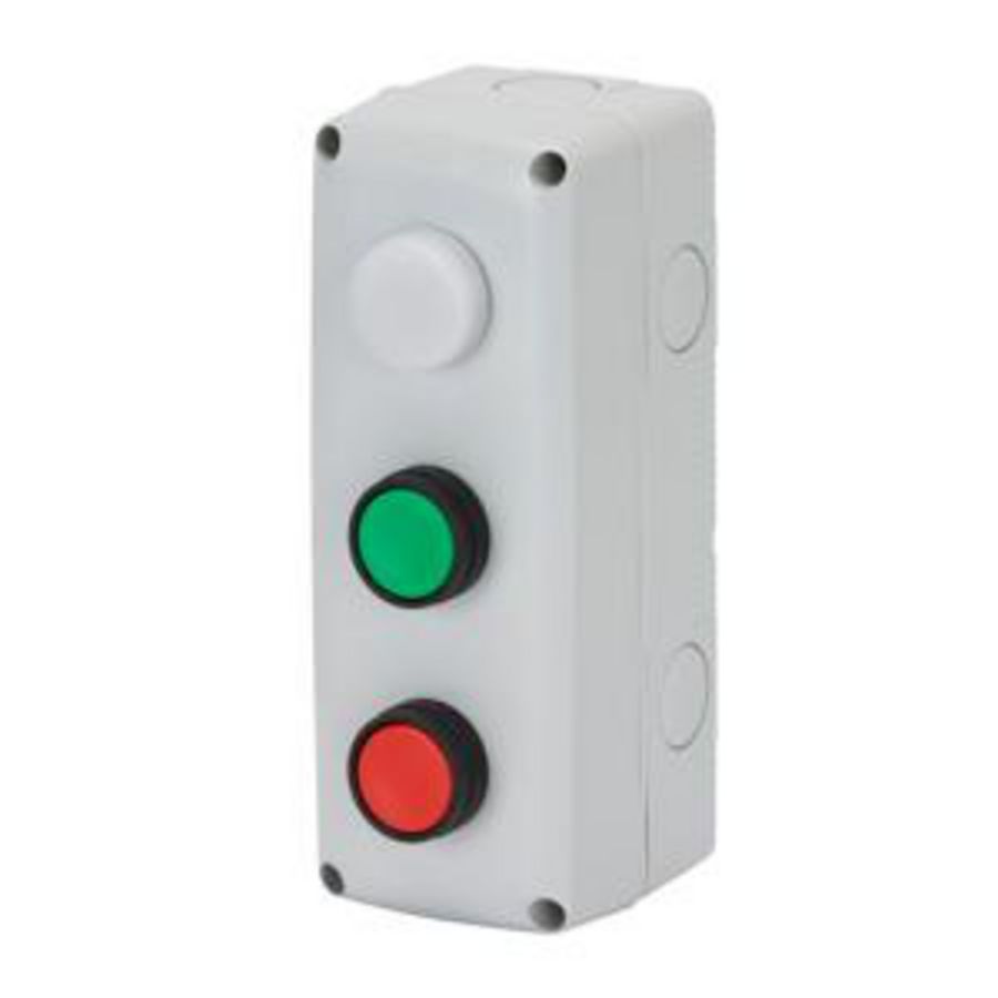 KASTEN COMPLEET MET OPERATOR-3 GANGS-1NO 1NC-START / S