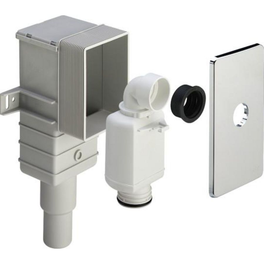 Sifon 1 1/4x50/40 kunststof/verchroomd 56333-553777