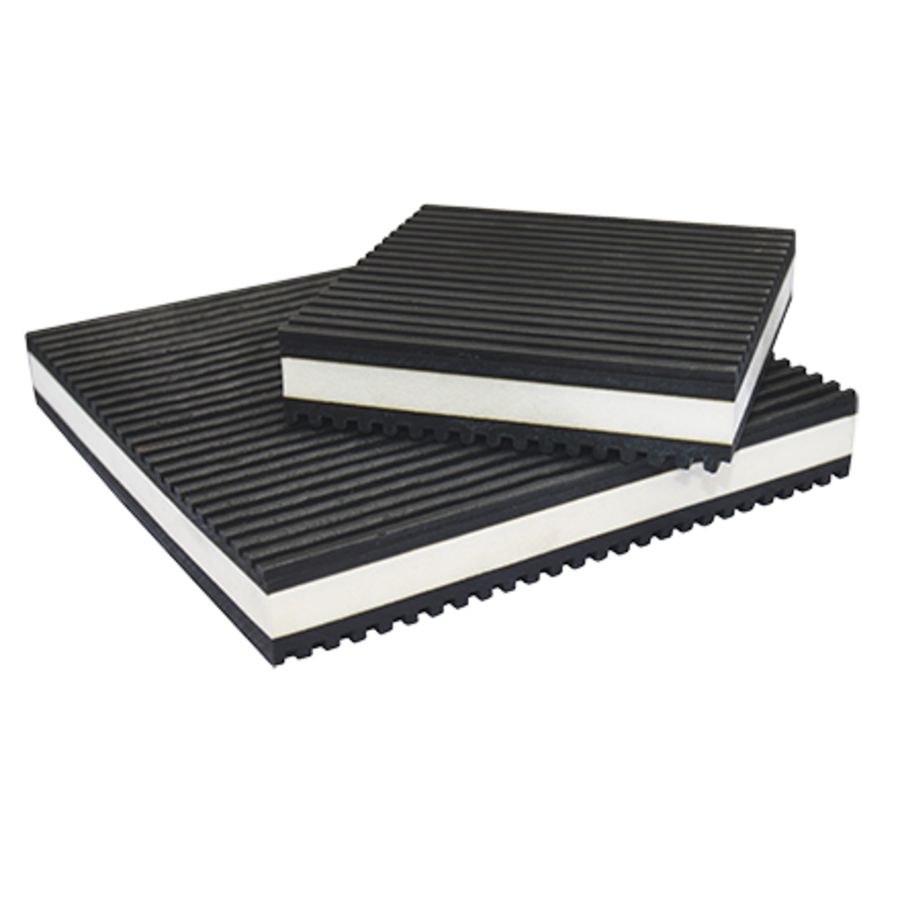 Anti-trilmat met extra foam laag 305x305x22mm tbv BIG FOOT frame