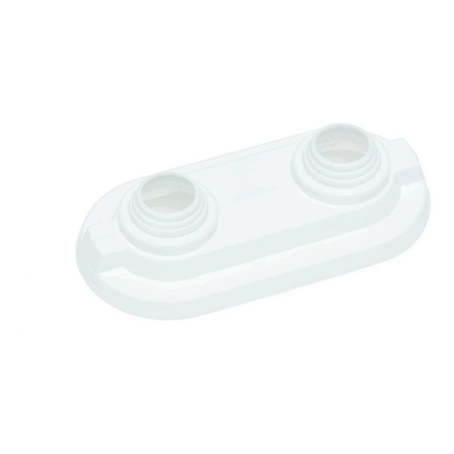 Dubbelrozet buis 16/20mm HOH 50 VVE=50