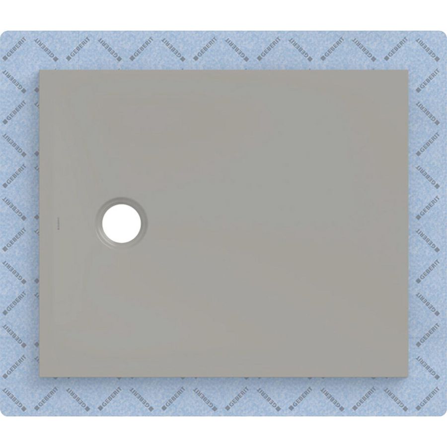 Douchevloer CleanFloor30 met afdichtingsvlies grijs: 90x75cm