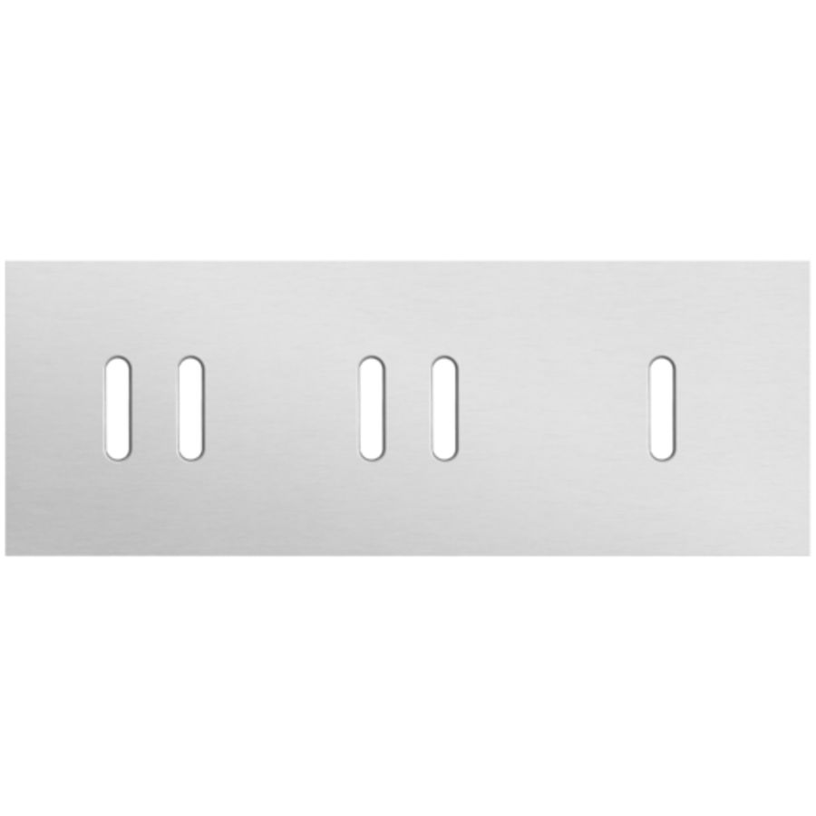 Afdekplaat 3-voud horiz. 71mm centerafst. 155-56704