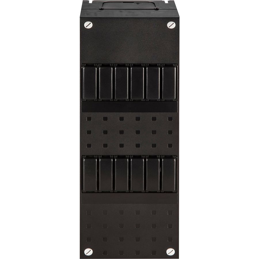 Lege kast incl 2x DIN-rail 110x330mm 12 modulen