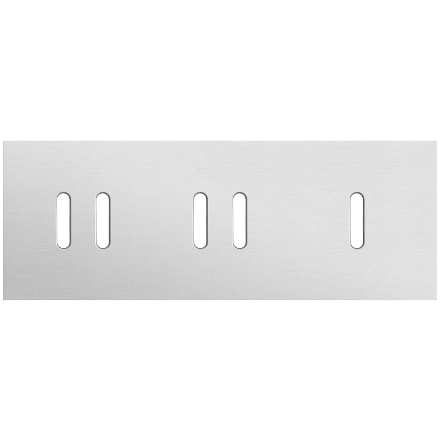 Afdekplaat 3-voud horiz. 71mm centerafst. 155-56704