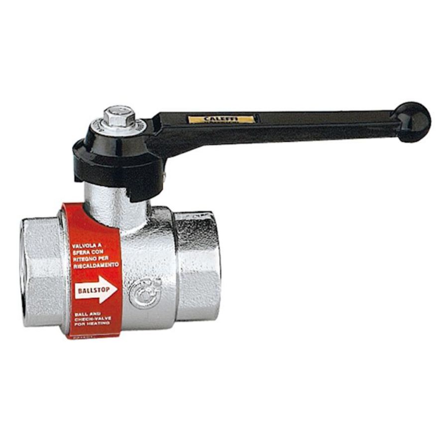 Kogelafsluiter met ingebouwde keerklep 1.1/4"bn. verwarming