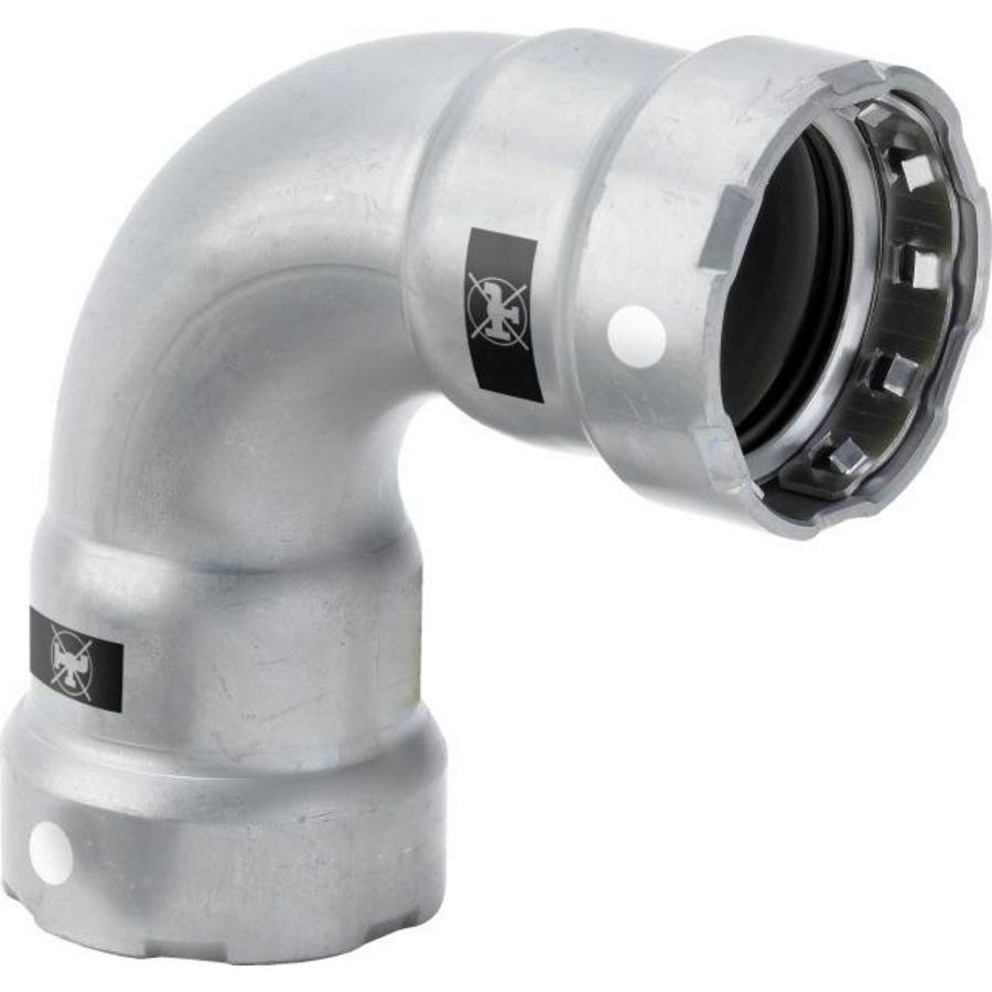 Bochtkoppeling 90° MEGAPRESS-S 3/4"x3/4" 4316 VVE=10