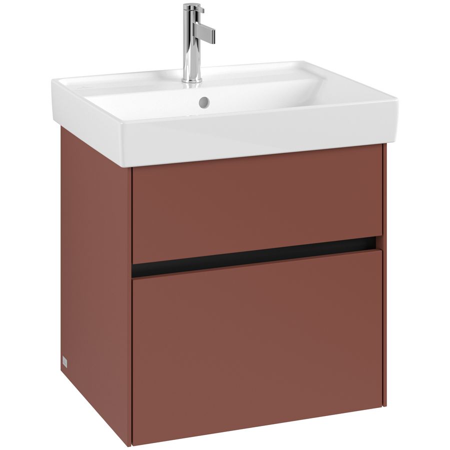 Wastafelonderkast Collaro 554x546x444mm Wine Red C00800AH