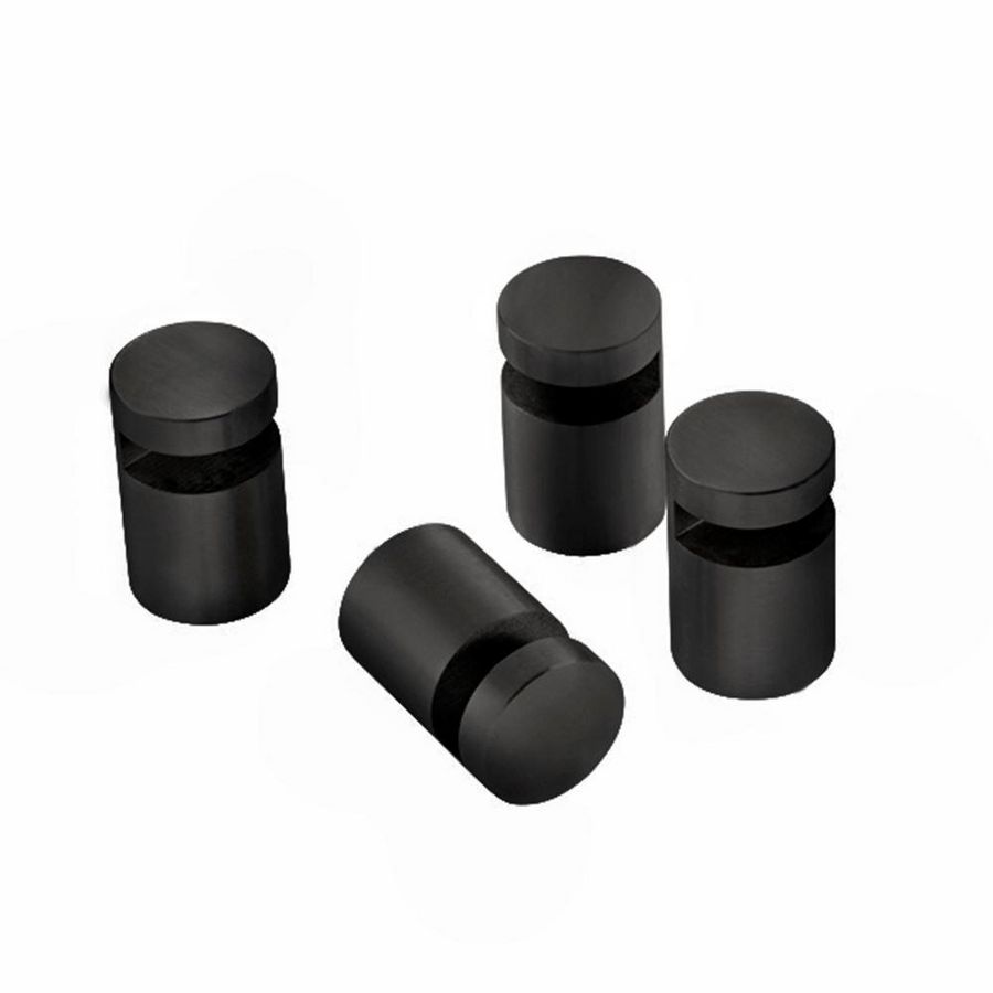 Set a 4 st. spiegelhouder mat zwart