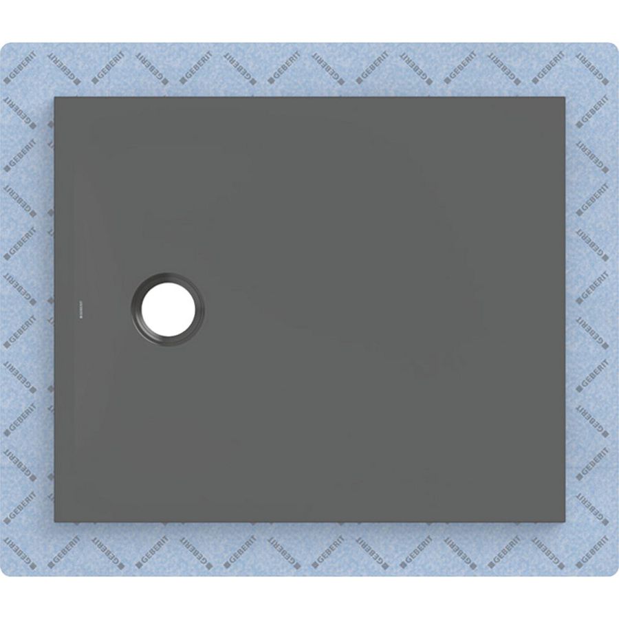 Douchevloer CleanFloor30 met afdichtingsvlies grafiet: 90x75cm