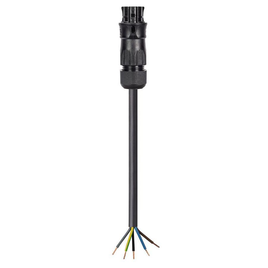 Aansluitsnoer RST20I5 female 1,5mm² 100cm B2CA zwart VVE=30
