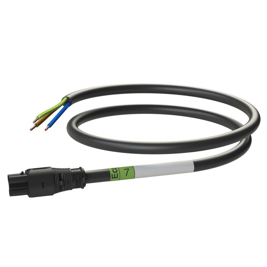 Patchkabel Female-open 7m 3G2,5 zwart Eca VVE=10