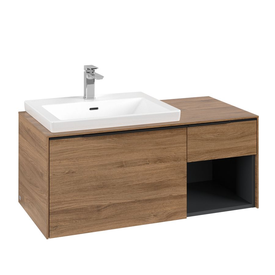 Wastafelonderkast Subw.3.0 1001x422,5x516mm Oak Kansas C572L1RH