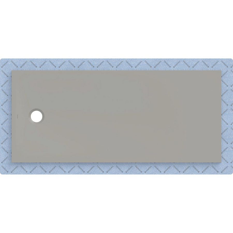 Douchevloer CleanFloor30 met afdichtingsvlies grijs: 170x75cm