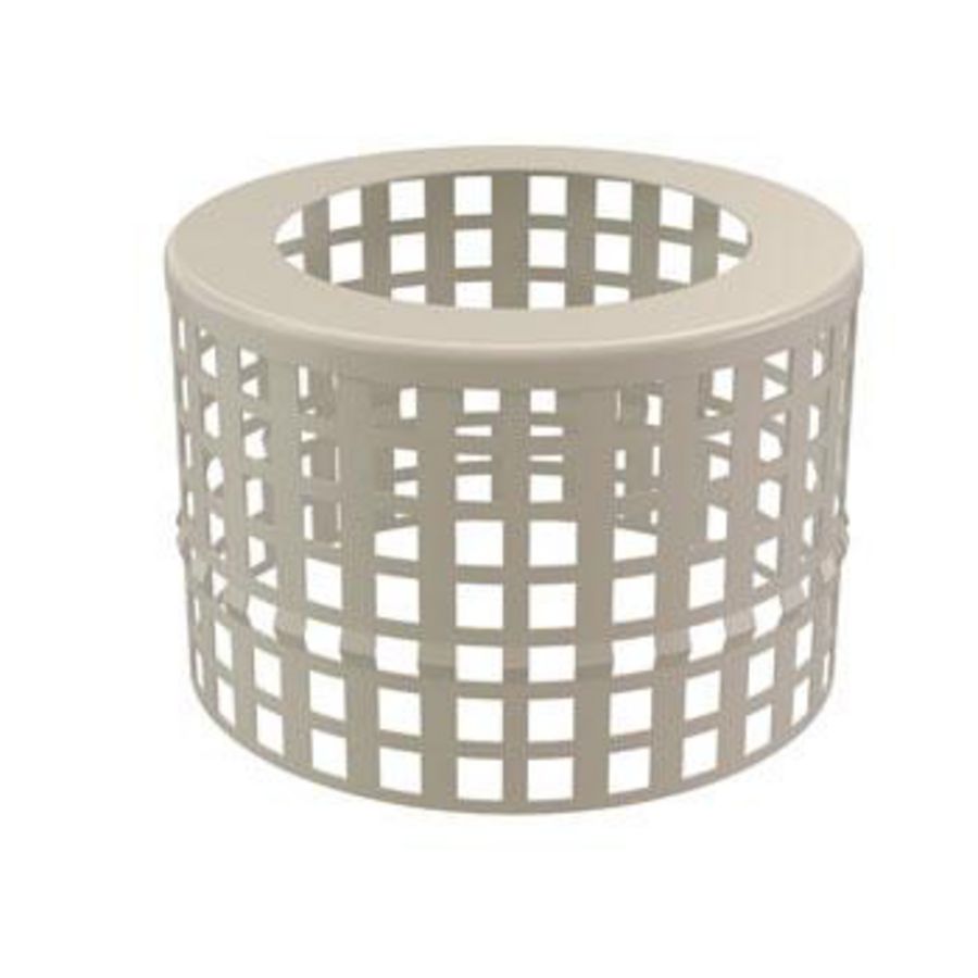 Luchtinlaatkorf 100/150mm wit