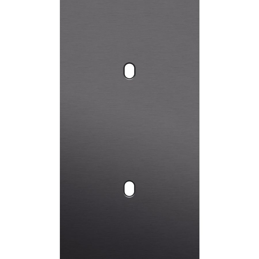 Tweevoudige afdekpl. verticaal 71mm centerafstand twee enkel