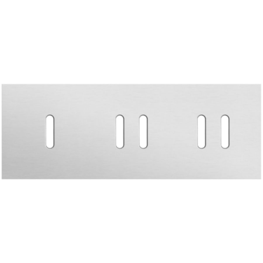Afdekplaat 3-voud horiz. 71mm centerafst. 155-56703