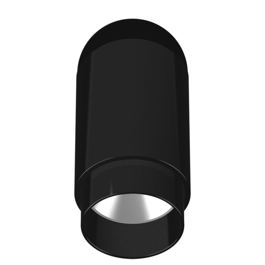 Ledspot P&L zwart/zwart dimbaar