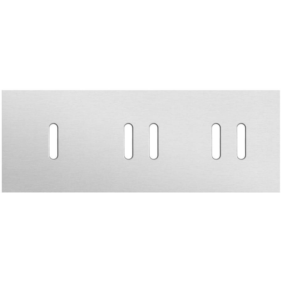 Afdekplaat 3-voud horiz. 71mm centerafst. 155-56703