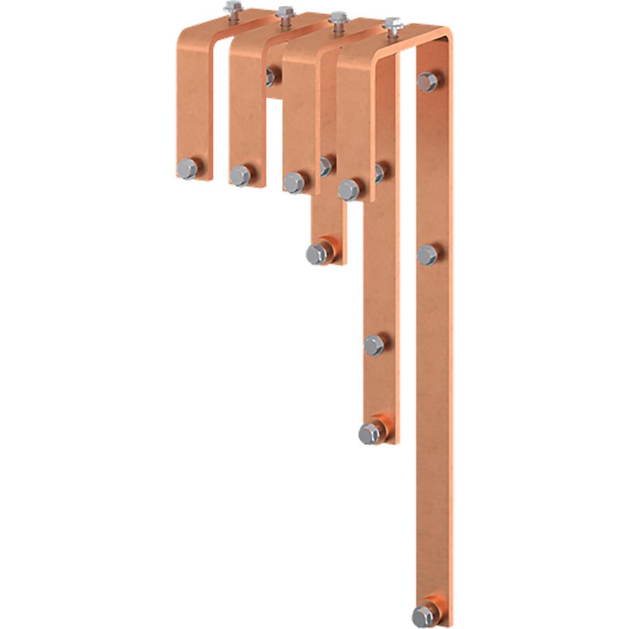 Railaansluitset ATS800 (800A) 4-polig 40x10mm