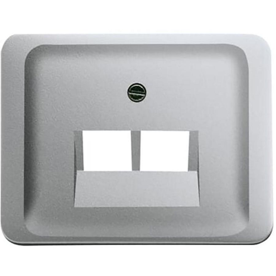 Centraalplaat afd v datadoos 2 x RJ45 a-titanium (1803-02-266)