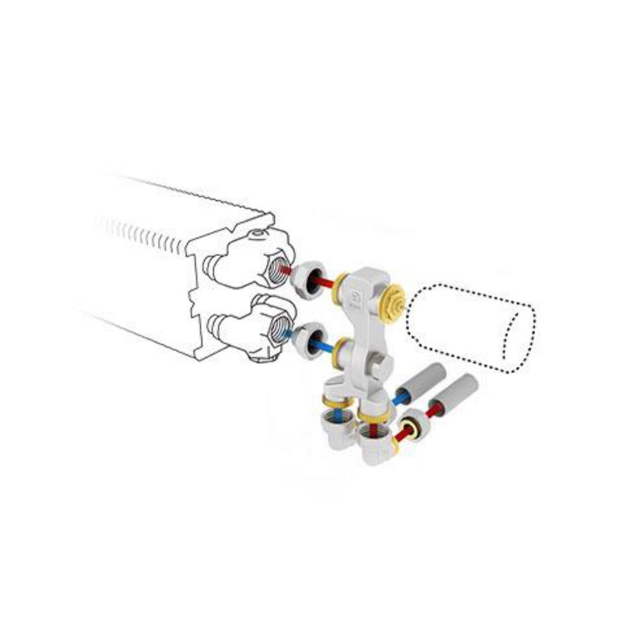 Set 11 Pro-Kraan W 2P AW Vpe/Alu diam.16/2.2