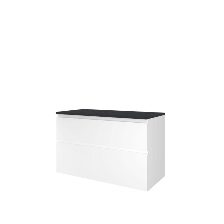 Proline Top afdekplt hardst en OK a-Sym GL wit/BLuSt 100x46