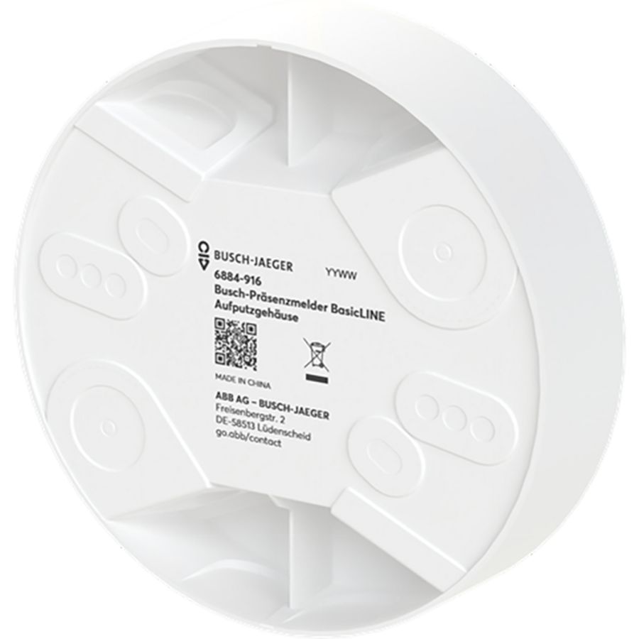 Opbouwdoos wit tbv Busch-aanwezigheidsmelder BasicLINE