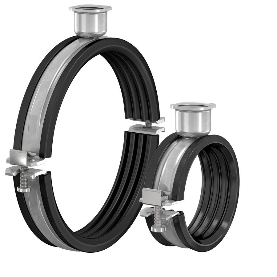 Pijpbeugel universeel FlamcoFix BSA G1/2" Ø108-116mm (4") met inlage