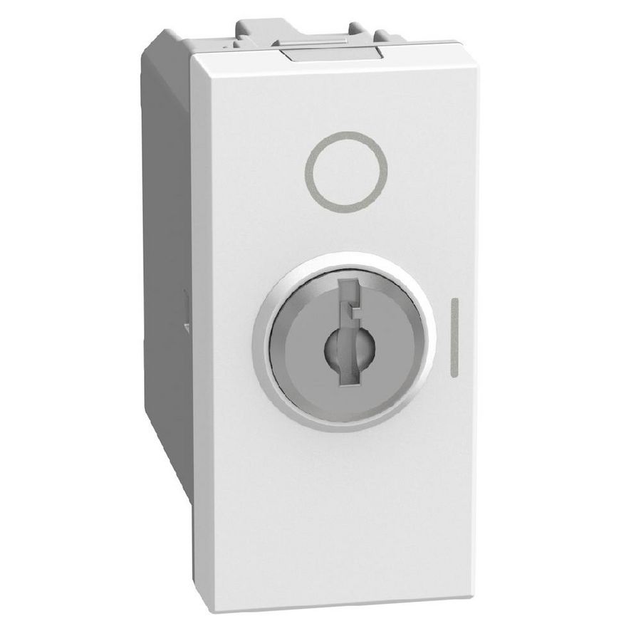 Light Now sleutelschakelaar wissel 10AX - 1 module - wit