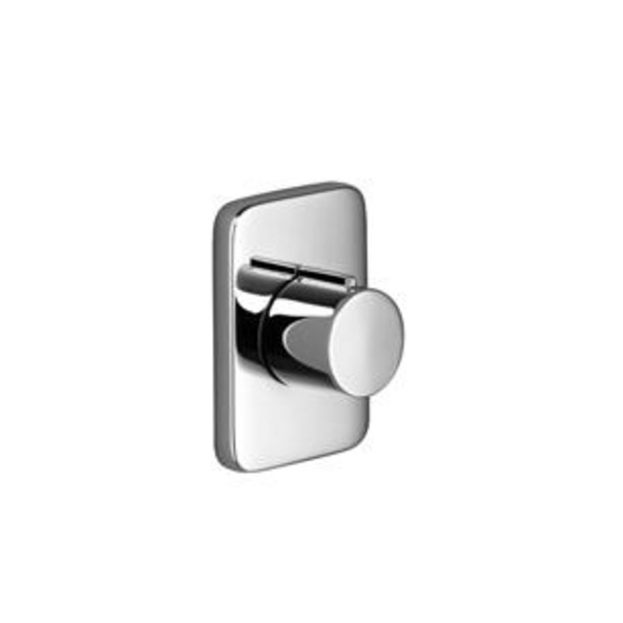 LULU Inbouwstopkraan rechtssluitend 1/2" platina mat