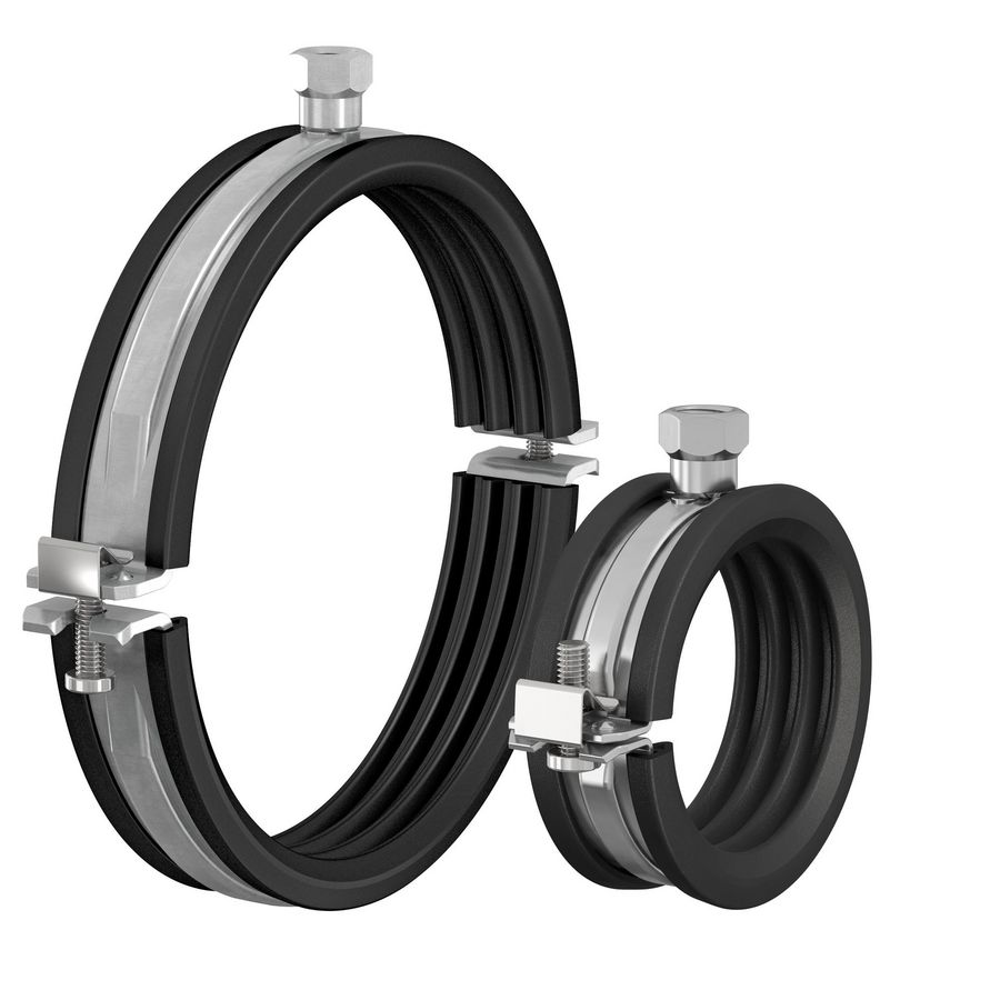 Pijpbeugel universeel FlamcoFix BSA M8/10 Ø75-80mm met inlage