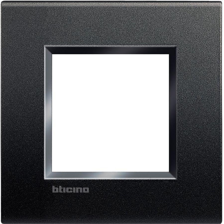 Afdekraam rechthoekig antraciet 2 mod. Livinglight VVE=10