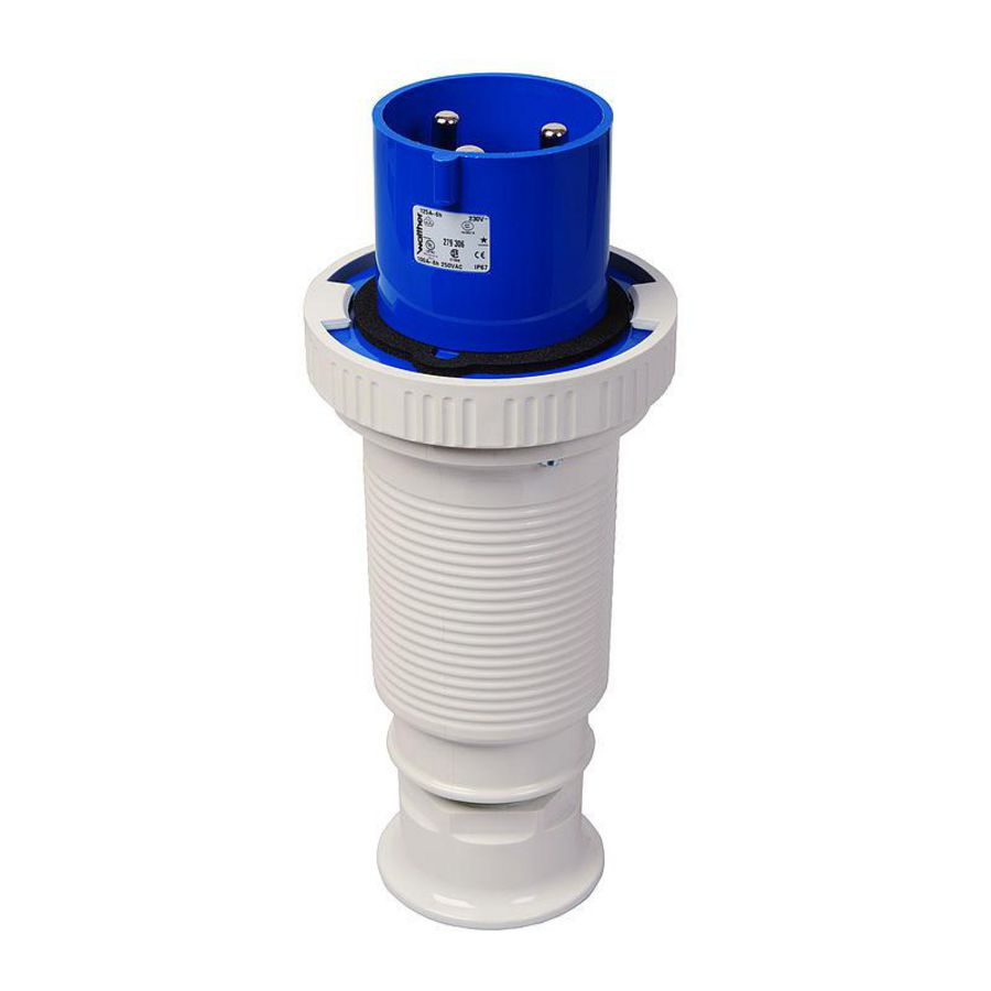 Steker 63A 3-polig 230V 6h 269306 CEE