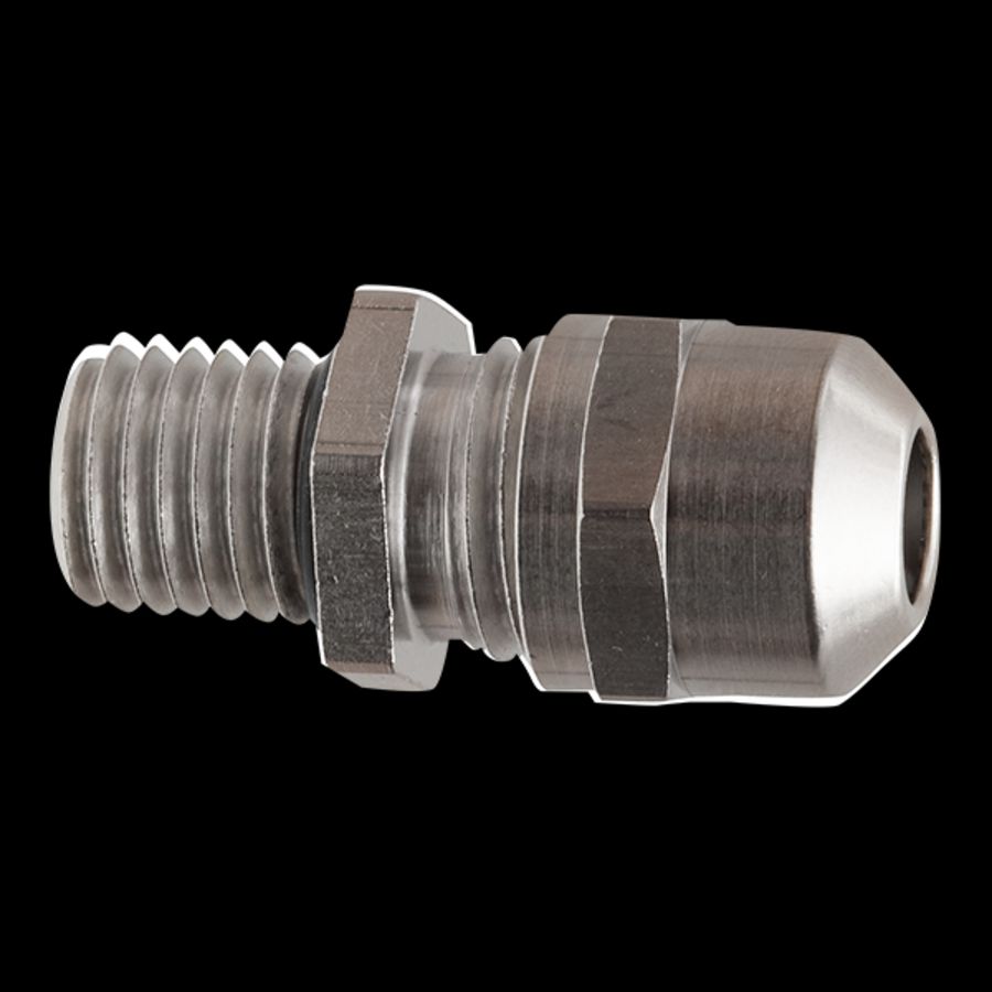 Kabelwartel, messing vernikkeld M12x1,5 3-7mm lange tap (EMSKV-L12) VVE=50