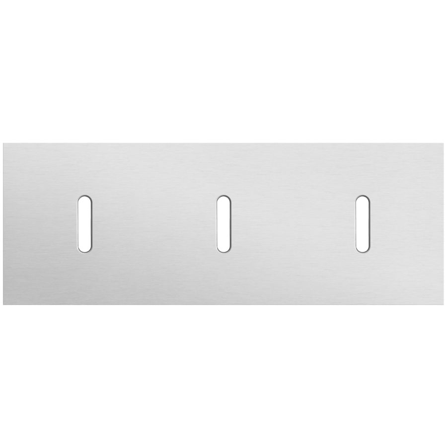 Afdekplaat 3-voud horiz. 71mm centerafst. 155-56701