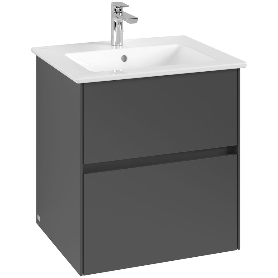 Wastafelonderkast Collaro 561x610x480mm Graphite C142B0VR
