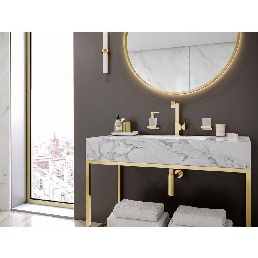 Wastafelmengkraan 230 1-hendel Metropol 32511990 polished gold optic