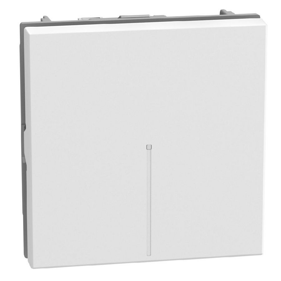 Light Now axiale wisselschakelaar 10AX - 2 modules - wit