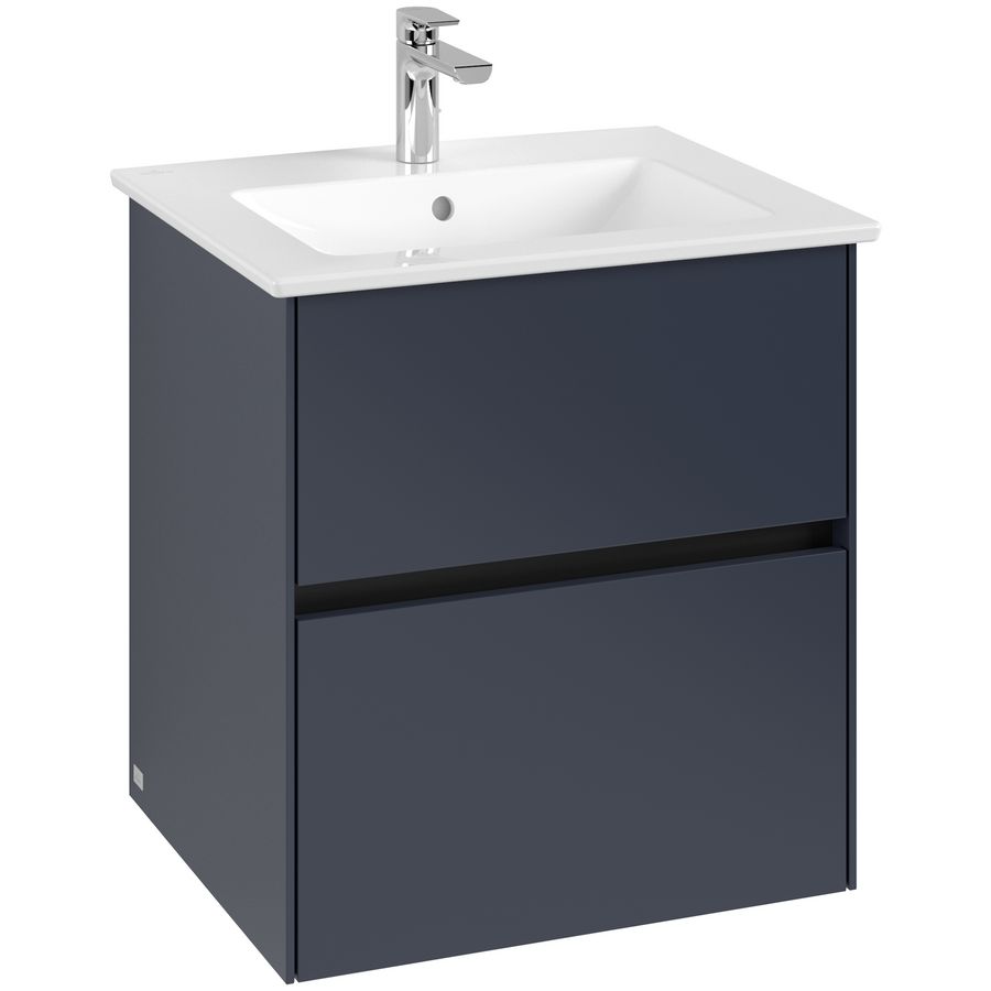Wastafelonderkast Collaro 561x610x480mm Marine Blue C14200VQ