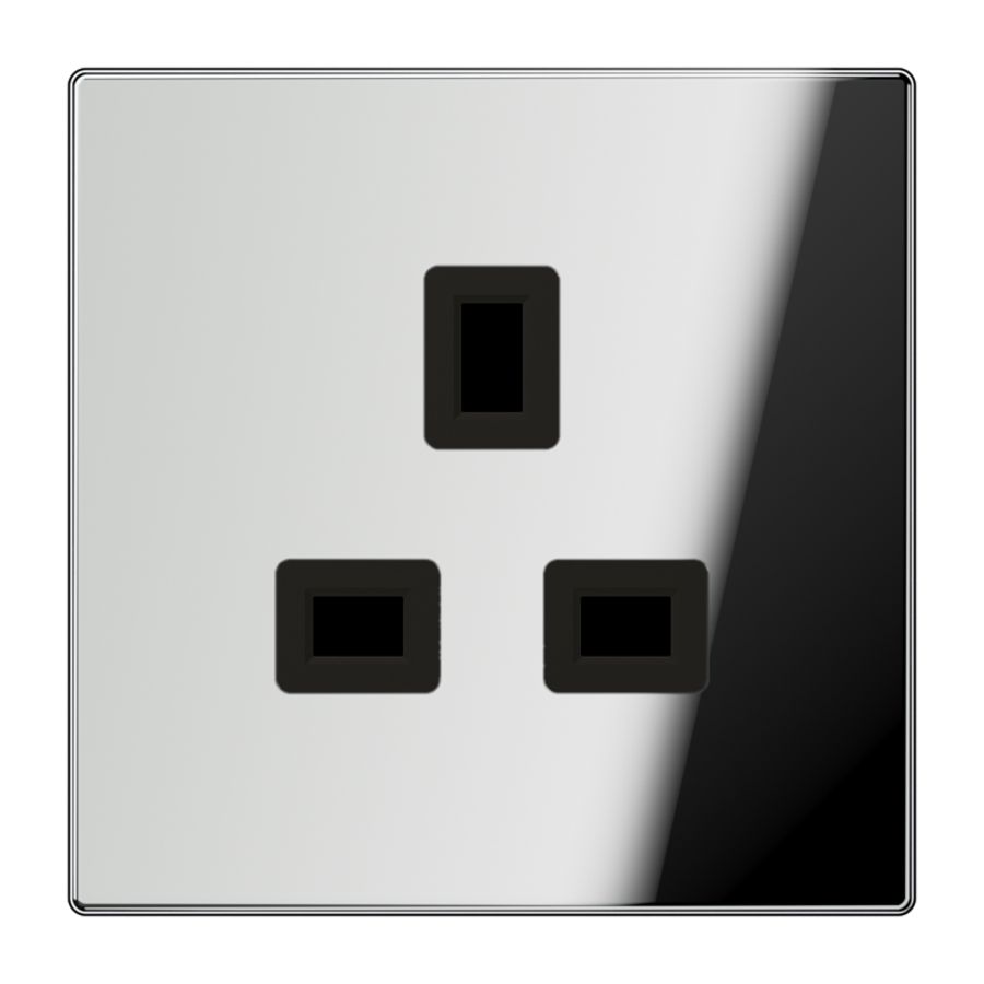 Wandcontactdoos British Standard 13A LS-glanschroom