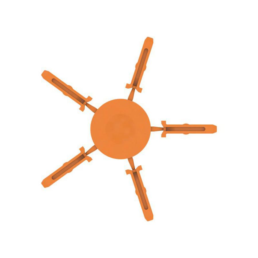 Coding element (terminal) Wemid oranje b:3.3mm VVE=50