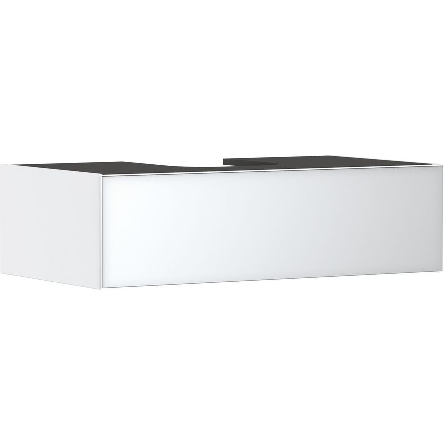 Badmeubel Xevolos E Matt White 980/550 1lade waskom/gesl Metallic White
